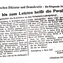 Grausame Ideologie, die unter anderem Peter Schwarz das Leben kostete.